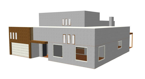 home remodeling 3D rendering