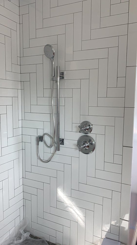 Bathroom shower custom built