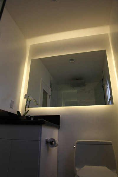 led bathroom mirror